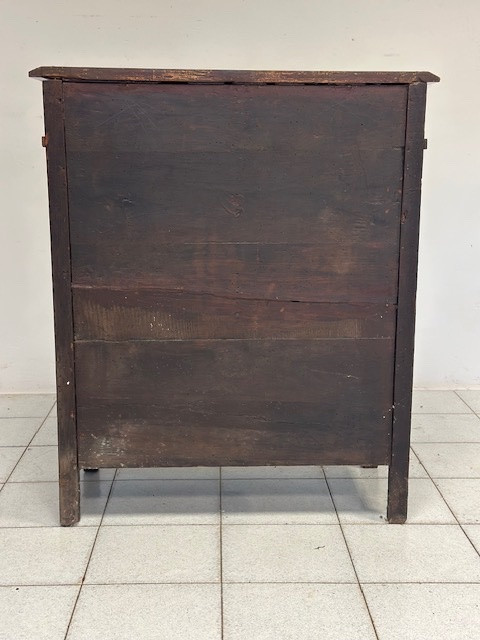 Credenza intarsiata alla maniera di Adriano Brambilla . Milano fine XIX secolo-photo-4
