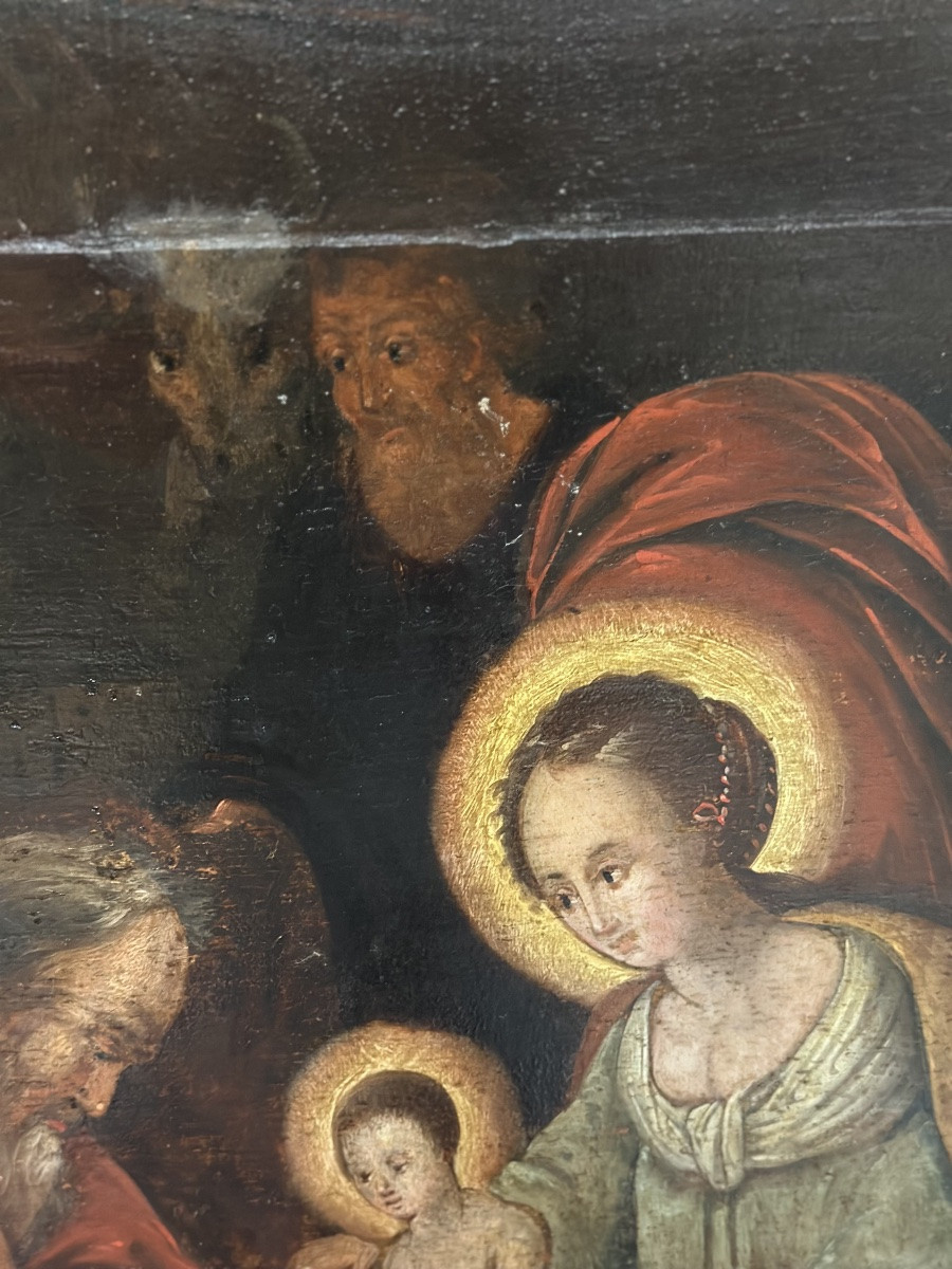 Autore: Cornelis de Baellieur (Anversa 1607-1671). Soggetto: Adorazione dei Magi. -photo-6