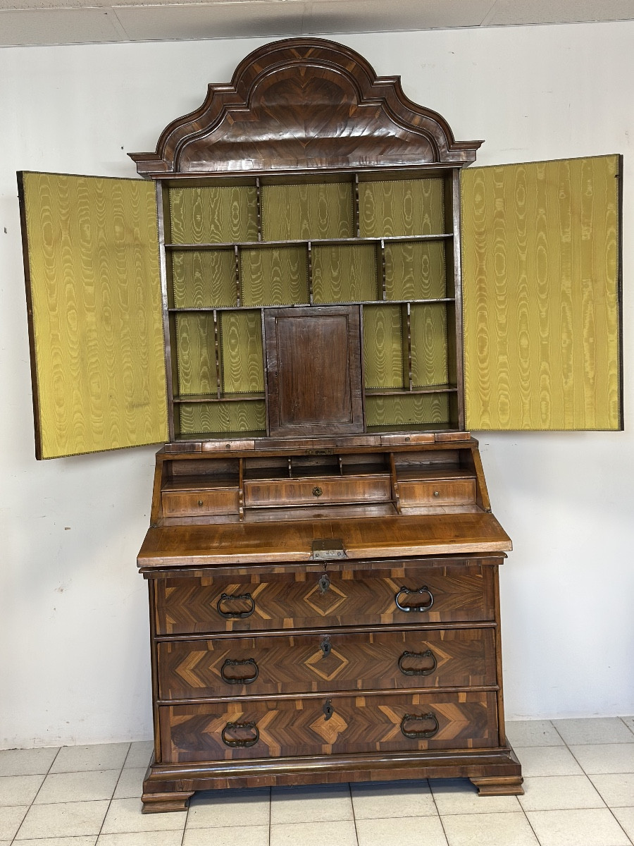 Trumeau lastronato in carrubo . Venezia Luigi XIV primi 700-photo-3