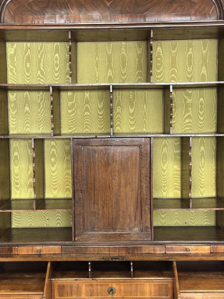 Trumeau lastronato in carrubo . Venezia Luigi XIV primi 700-photo-5