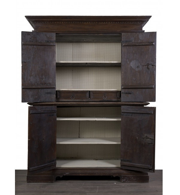 Credenza doppio corpo . Emilia Modena Bologna prima metà dell’ 600-photo-2
