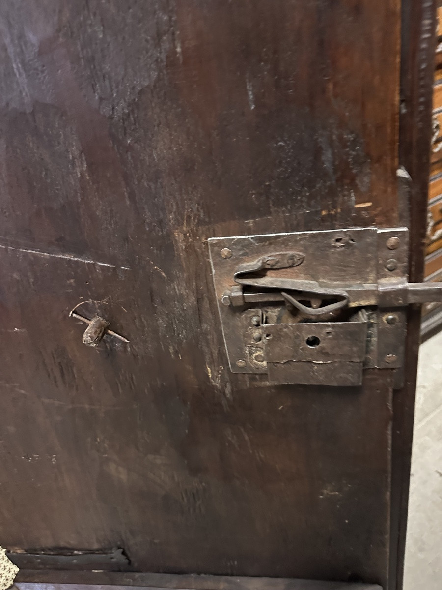 Credenza doppio corpo . Emilia Modena Bologna prima metà dell’ 600-photo-3