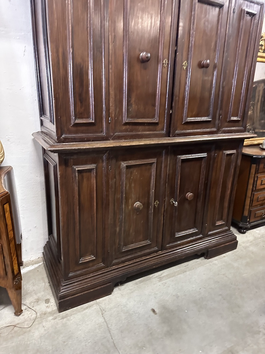 Credenza doppio corpo . Emilia Modena Bologna prima metà dell’ 600-photo-5