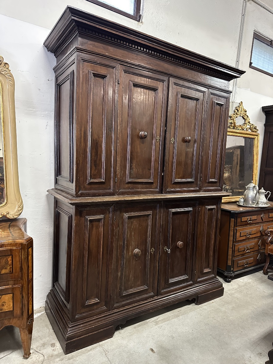Credenza doppio corpo . Emilia Modena Bologna prima metà dell’ 600-photo-7