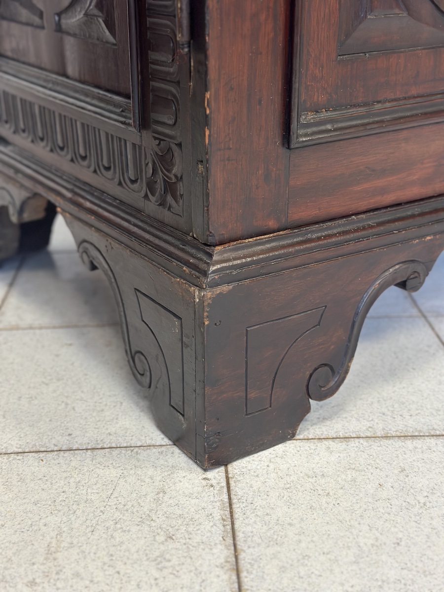 Credenza mezzo armadio. Genova Luigi XIV-photo-4