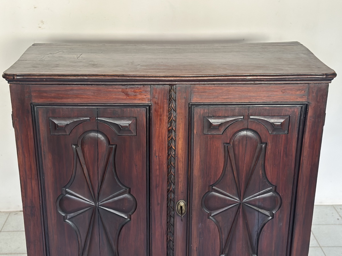 Credenza mezzo armadio. Genova Luigi XIV-photo-3