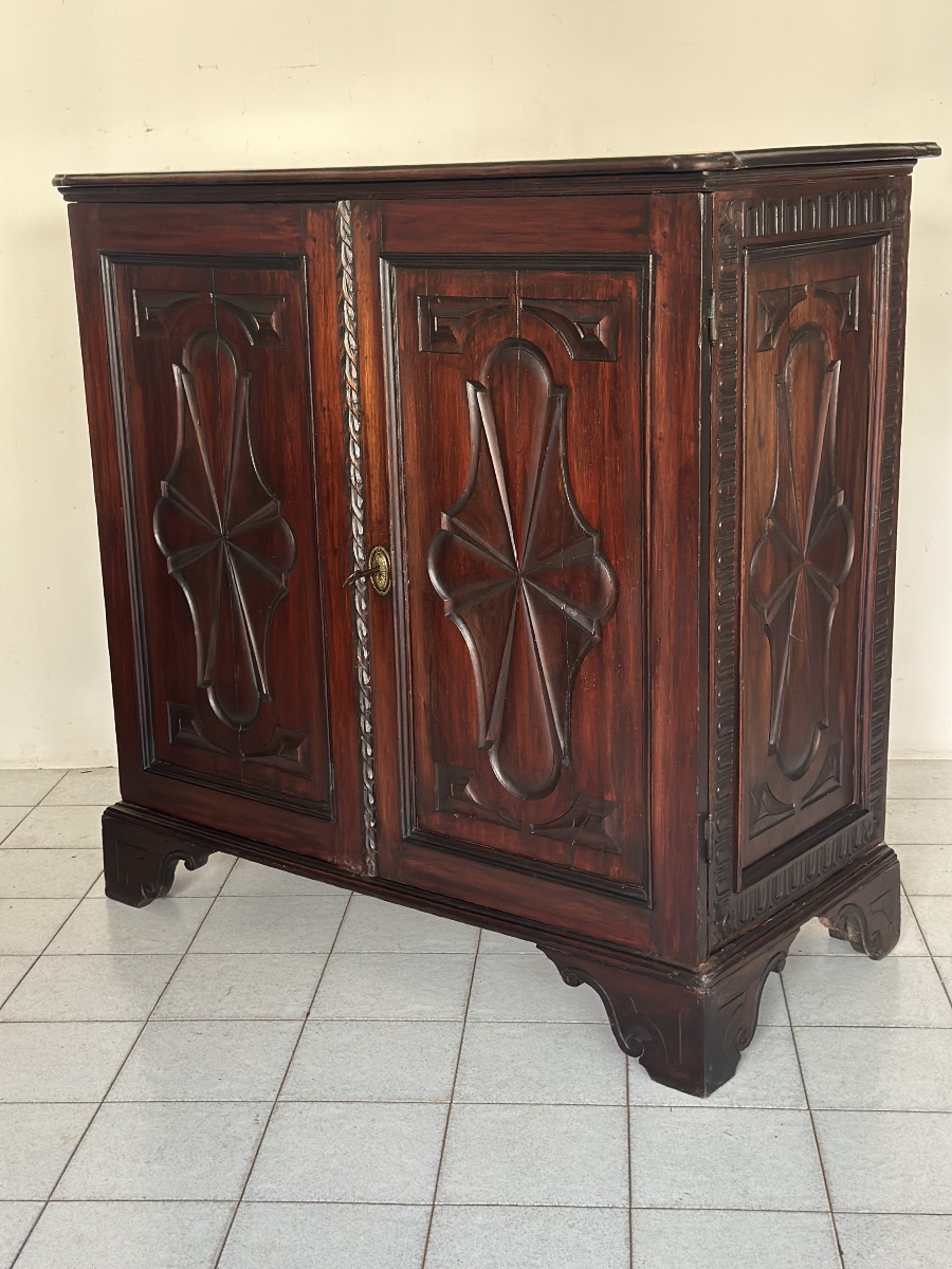 Credenza mezzo armadio. Genova Luigi XIV-photo-7