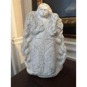 Madonna scultura in pietra fine 500