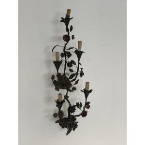 Applique Capodimonte cinque luci . Inizio XX secolo Prezzo di listino