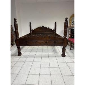 Letto matrimoniale Emiliano bolognese . XVII secolo