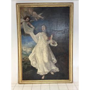 Santa Barbara. Dosso Dossi (maniera di), XVII sec.  248 x 148