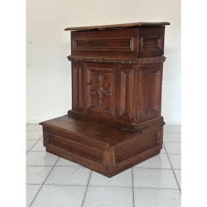 Inginocchiatoio in noce Luigi XIV Emilia 600