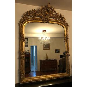 Louis XV Style Gilded Mirror  