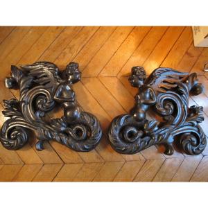 Pair Of Renaissance Style Elements 