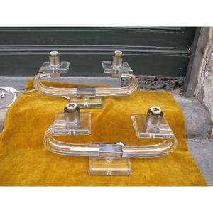 Pair Of XX Table Ends