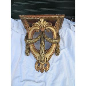 Giltwood Wall Console, Louis XVI Period