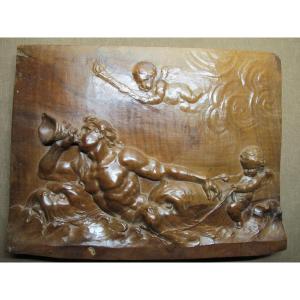 19th Century Walnut Panel