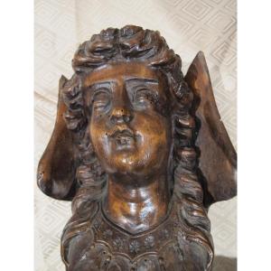 Walnut Caryatid 18th Century