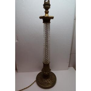 Bronze And Crystal Lamp, Restoration Period