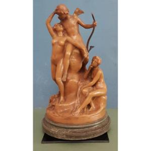 Henri Edouard Vernhes: Cupid's Choice, Wax Statue