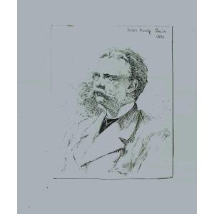 Fedor Encke: Portrait Of A Man, Feather