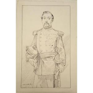 Diogenes Ulysse Napoleon Maillart: Portrait Of Monsieur Bergeton, Prefect Of The Loire In 1886