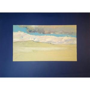 Clouds, Pastel By Hélène Marion