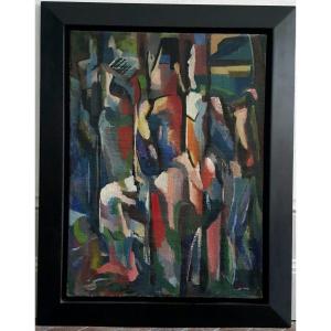 Léopold Reigner, Oil On Canvas, 1950s