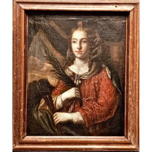 Saint Christine Martyr, French School, 17th Century