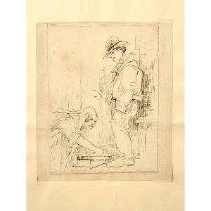 Pen Drawing By Arthur Jacquin