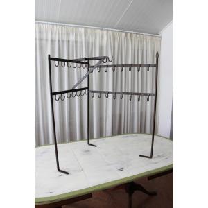 Baroque Butcher's Rack, Wrought Iron, 18th Century, Portugal