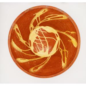 Large Dairy Bowl, Portuguese, 19th Century