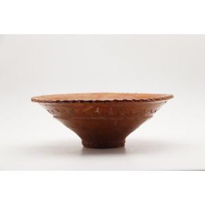 14th Century Medieval Portuguese Dairy Bowl, Earthenware
