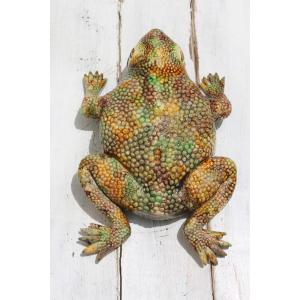 19th Century Life-size Majolica Palissy Toad Figure, Portuguese