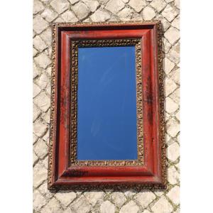 Rare 18th Century, Carved, Gilded And Chinoiserie Portuguese Baroque Wall Mirror