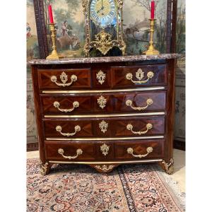 Rare Small Commode Ep Louis XIV In Amourette