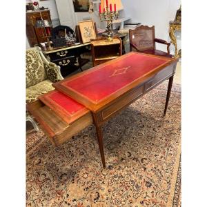 Louis XVI Mahogany Library Desk