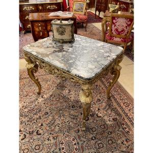 Rare Golden Wood Middle Table With Indian Ep End 17 E