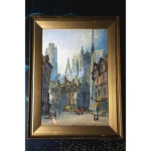 Paul Braddon (1854-1938) – Old Rouen