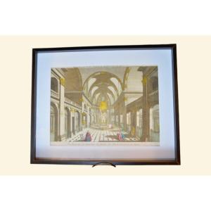 French Optical View - 18th Century 