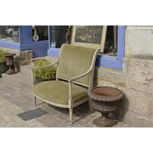 Directoire Period Marquise In Painted Wood - 18th Century