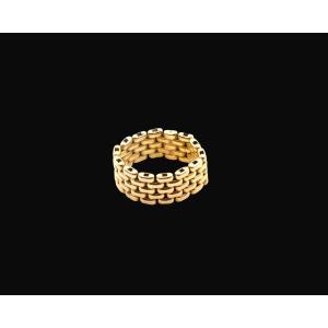 Articulated Band Ring In 18-carat Yellow Gold - 8.9 G