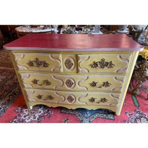 18th Century Chest Of Drawers Repainted