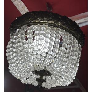 20th Century Basket Chandelier