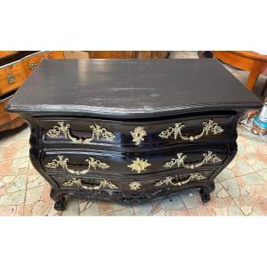 Black Chest Of Drawers Early 19th Century