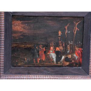 Oil On Wood 17th