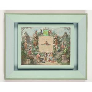 Luigi Loir (1845–1916) - Draft Calendar For The Year 1882 - Original Gouache