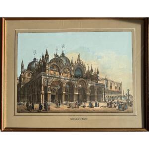 Venice - Enhanced Engraving - St. Mark's Square