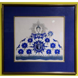 George Barbier - The Princess With The Blueberries