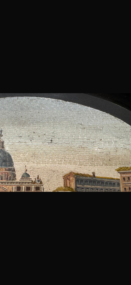 antico micromosaico Romano molto minuto , con colori pastello , tipici del MaestroBiagioBarzott-photo-2